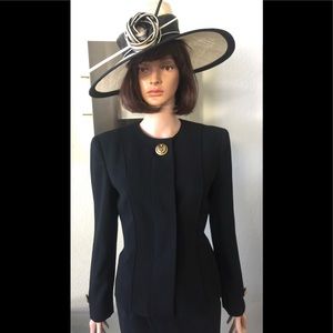 St. John Griffith Gray Wool Jacket